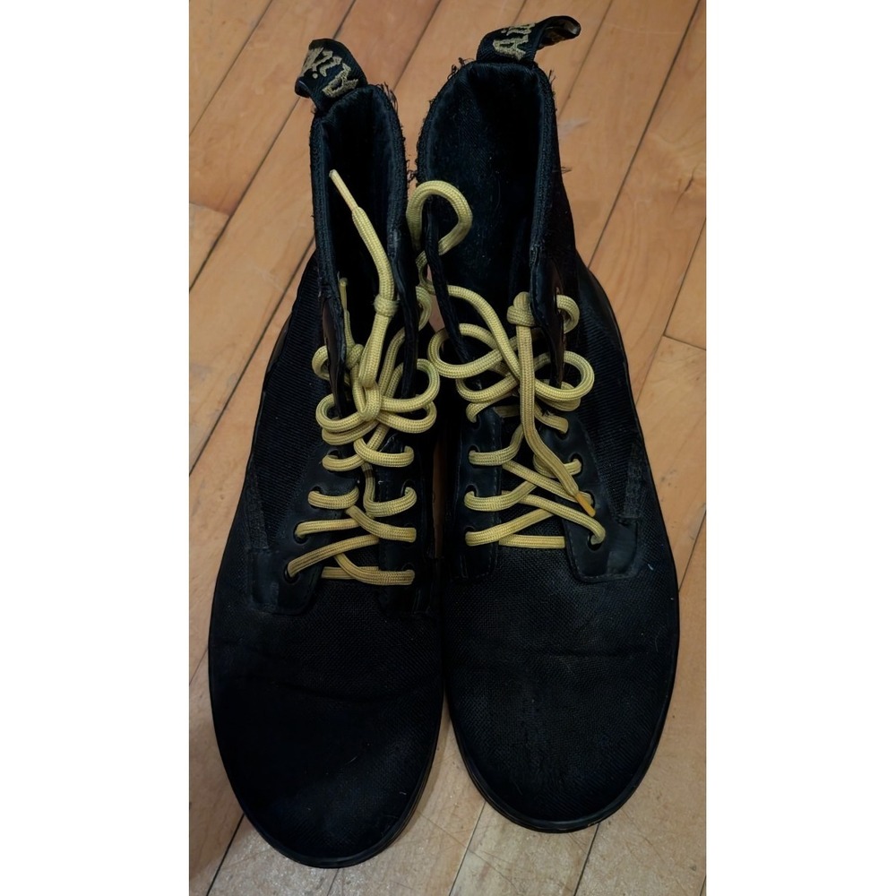 Dr. Martens Combs Black‎ Lace Up Ankle Combat Boots Men's Size 8  Women's Size 9